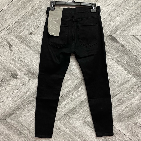 Everlane | The Mid Rise Skinny Jean Black Size 25 - Picture 7 of 9